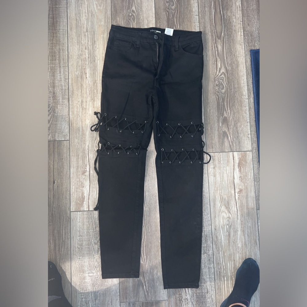 Fashion, nova jeans, size 9, black